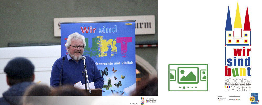 das slideshow-Fenster für 'wsb-straubing.de' anzeigen ...
Impressionen vom Internationalen Tag gegen Rassisimus im März 2019