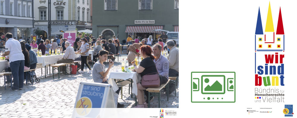 das slideshow-Fenster für 'wsb-straubing.de' anzeigen ...
Die Tafel der Kulturen :: WIR SIND BUNT - Straubing - September 2020